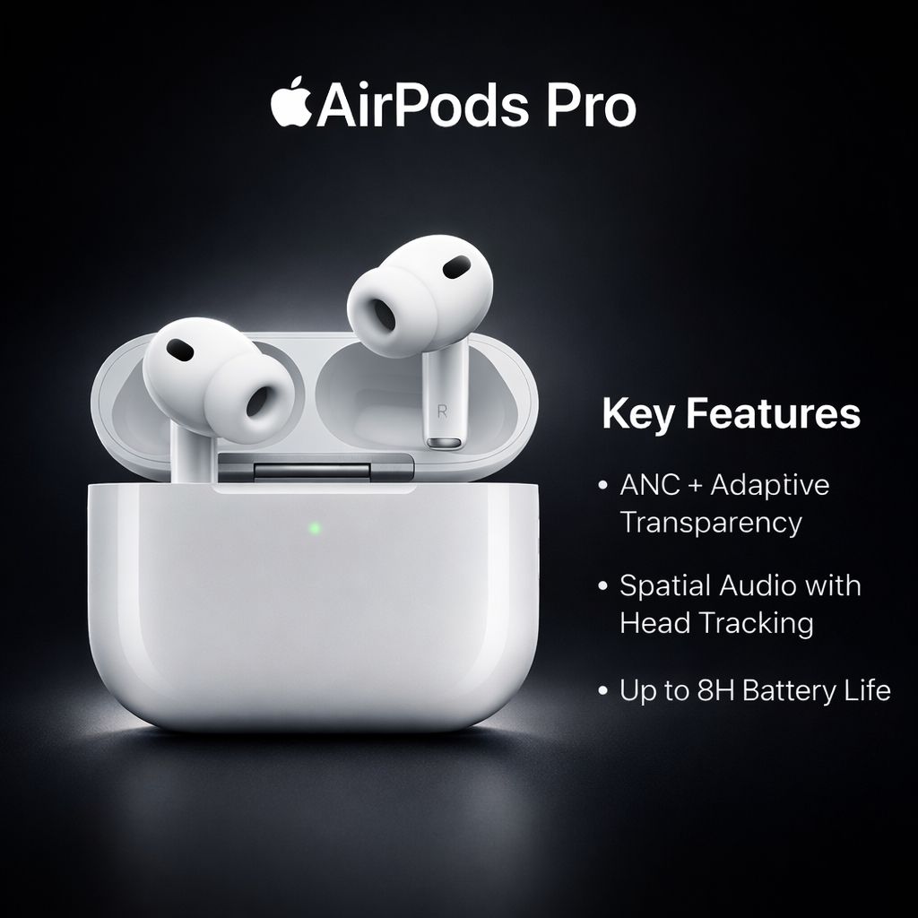 TrndyPods Pro (3rd Gen) | Essential Features & Reliable Performance | 6-Month Warranty